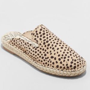 DV Dolce Vita Leopard Espadrille Mules